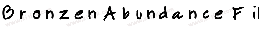 Bronzen Abundance Fi字体转换